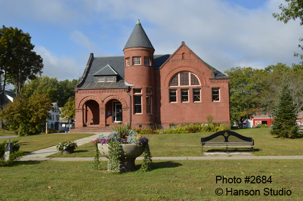 Charlestown, NH - Library and Planter #2